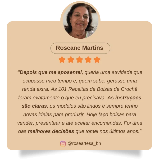 Depoimento WhatsApp 2 sobre os modelos e receitas
